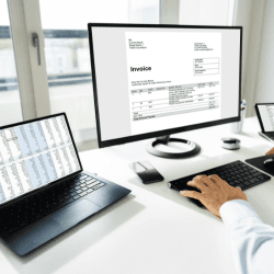 Photo de Réalisation des devis et facturation clients